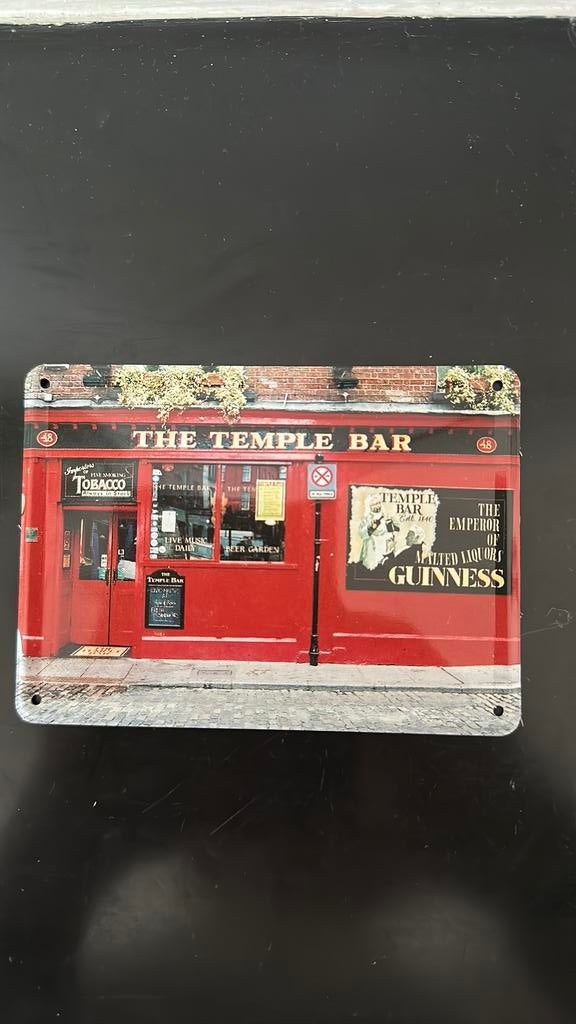 Collectable Tin Card, “the Temple Bar”, Ophalen of Verzenden, Zo goed als nieuw, Overige