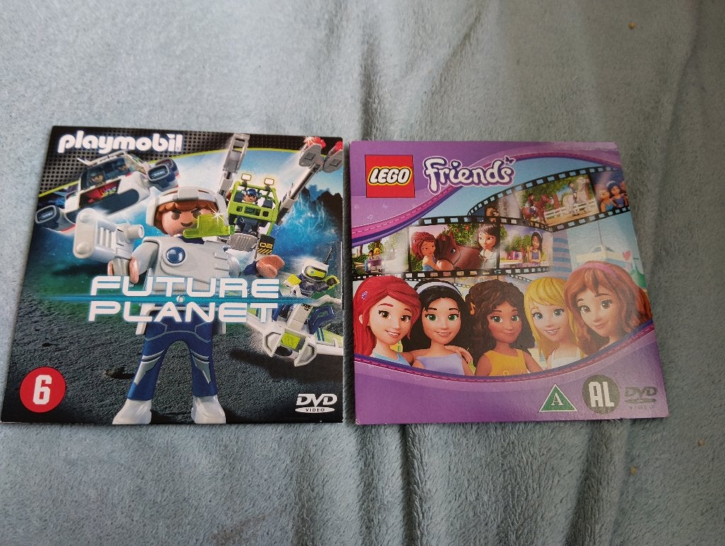 Dvd kind 2st. Lego Friends/Playmobil Future Planet. Los t.k., Ophalen, Gebruikt, Alle leeftijden, Overige genres