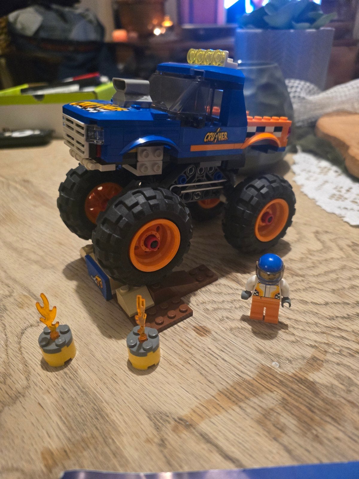 LEGO City 60180 Monstertruck met minifiguur, Lego, Ophalen of Verzenden, Inclusief instructies, Complete set