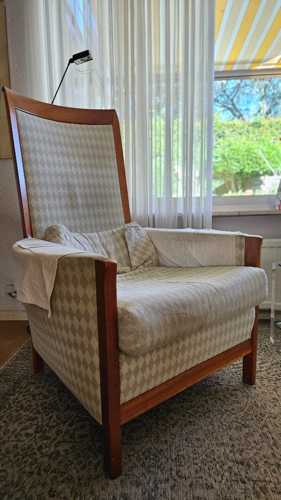 Twee Georgetti fauteuils Peggy man/vrouw, Ophalen, Gebruikt, Italiaans design klassiek modern, 75 tot 100 cm