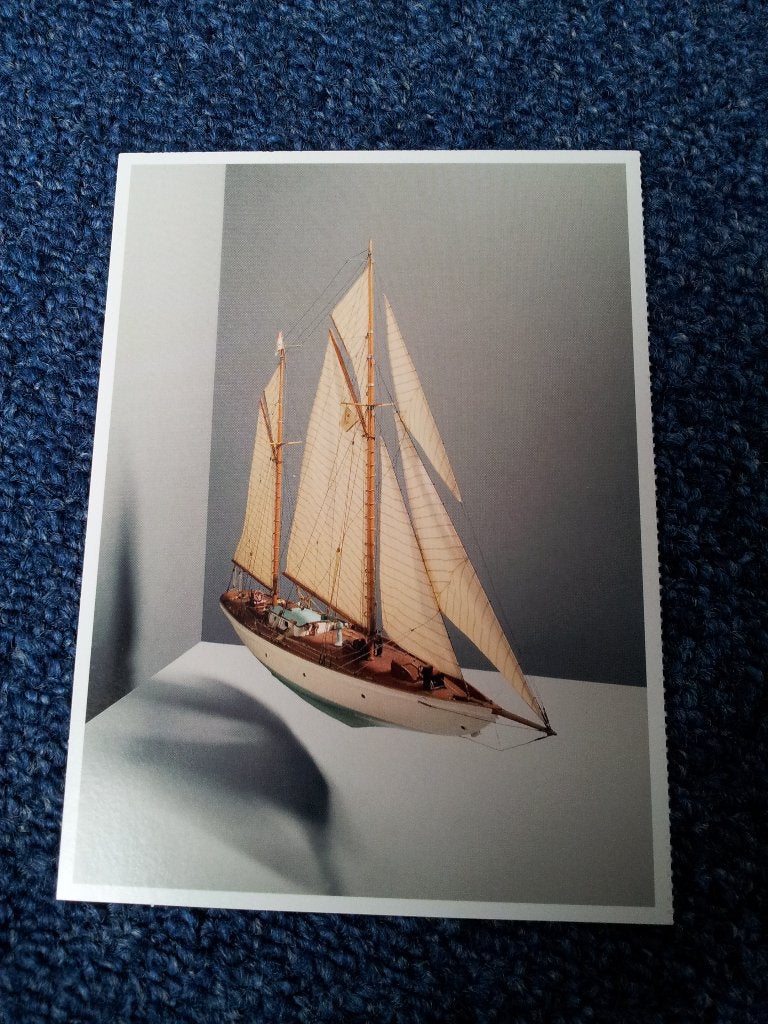 Ansichtkaart ongelopen Kits jacht Frida 1922 boot, Ophalen of Verzenden, 1980 tot heden, Ongelopen, Voertuig