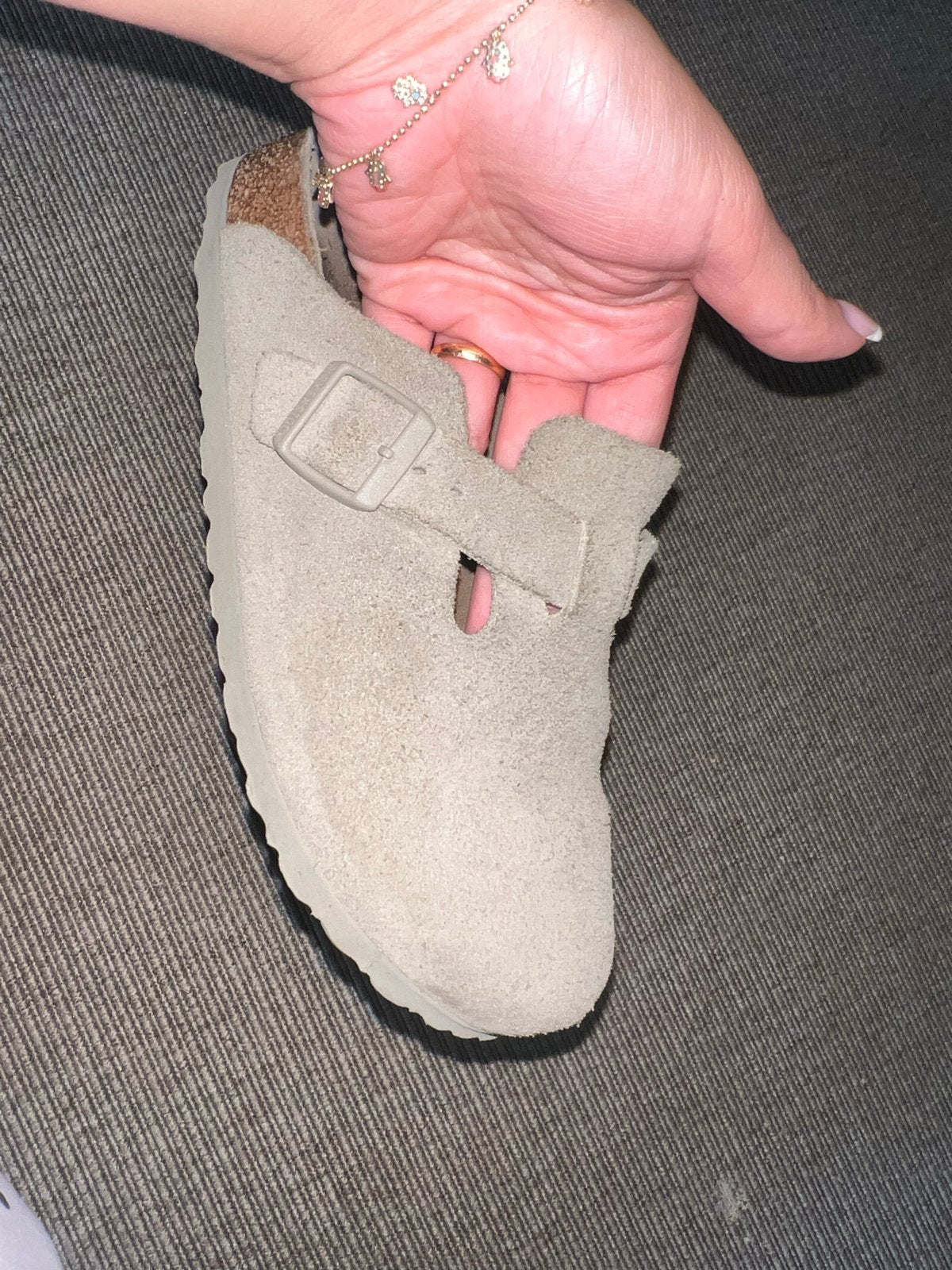 Birkenstock Boston Clogs - Maat 38, Kleding | Dames, Ophalen of Verzenden, Gedragen, Beige, Instappers
