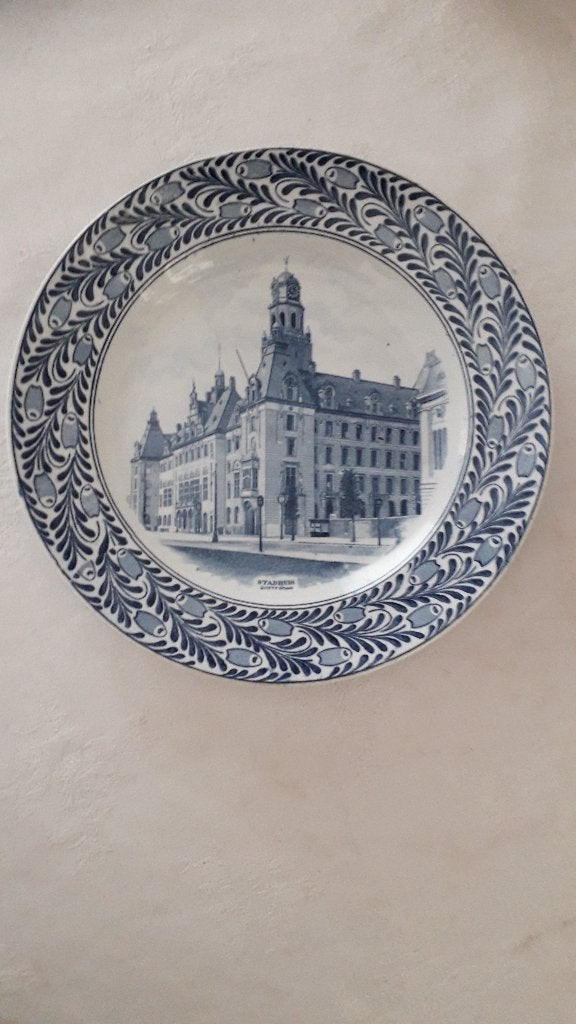 WANDBORD STADHUIS ROTTERDAM , PETRUS REGOUT, Ophalen of Verzenden