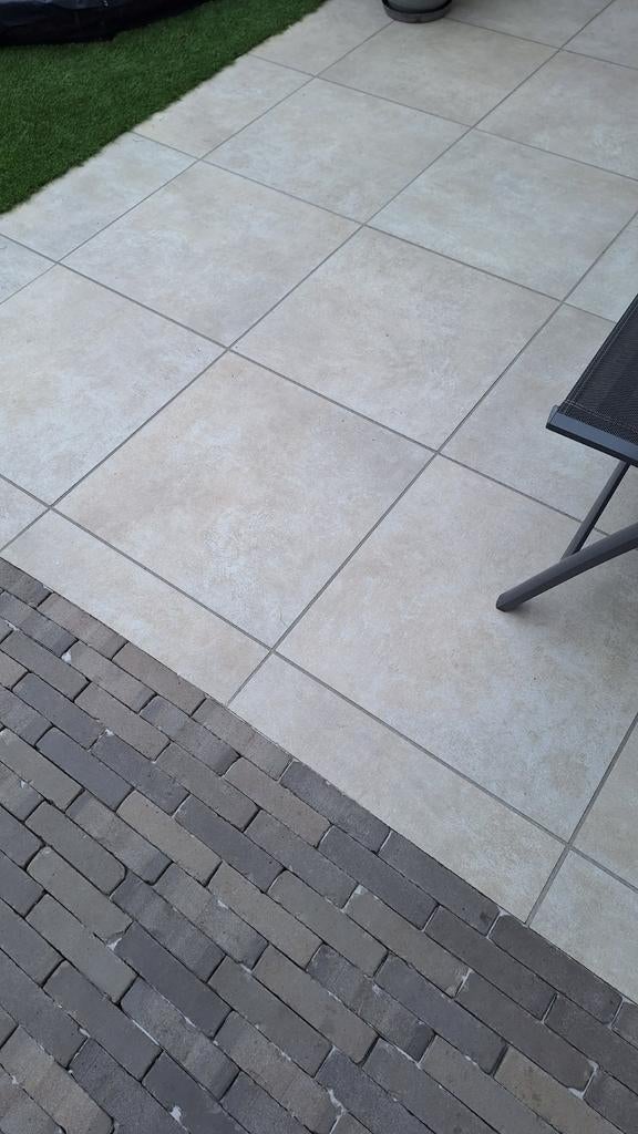 Geokeramische tegels 60x60x4 GeoCeramica Evoque Beige, Tuin en Terras, Tegels en Klinkers, Nieuw, Terrastegels, Keramiek, Ophalen