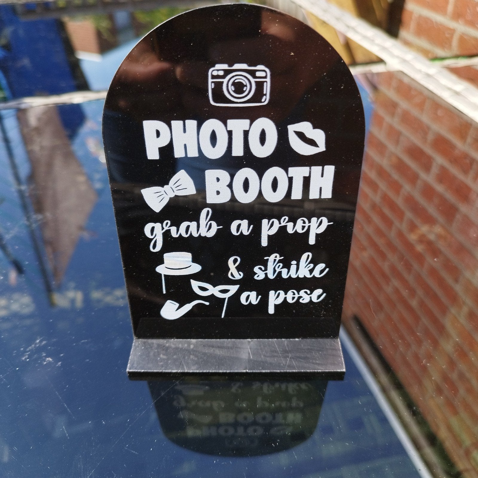 Photo Booth Props Bruiloft - Gebruikt maar nog goed!, Ophalen of Verzenden, Gebruikt, Feestartikel, Geboorte of Huwelijk