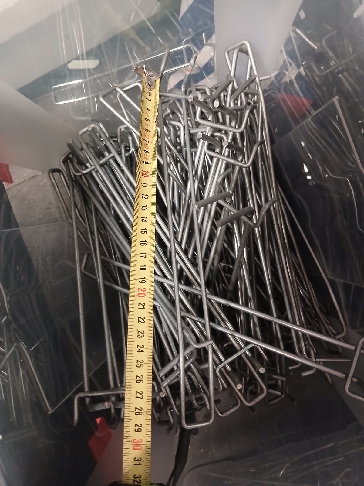 tegometall haken 30 cm, Ophalen