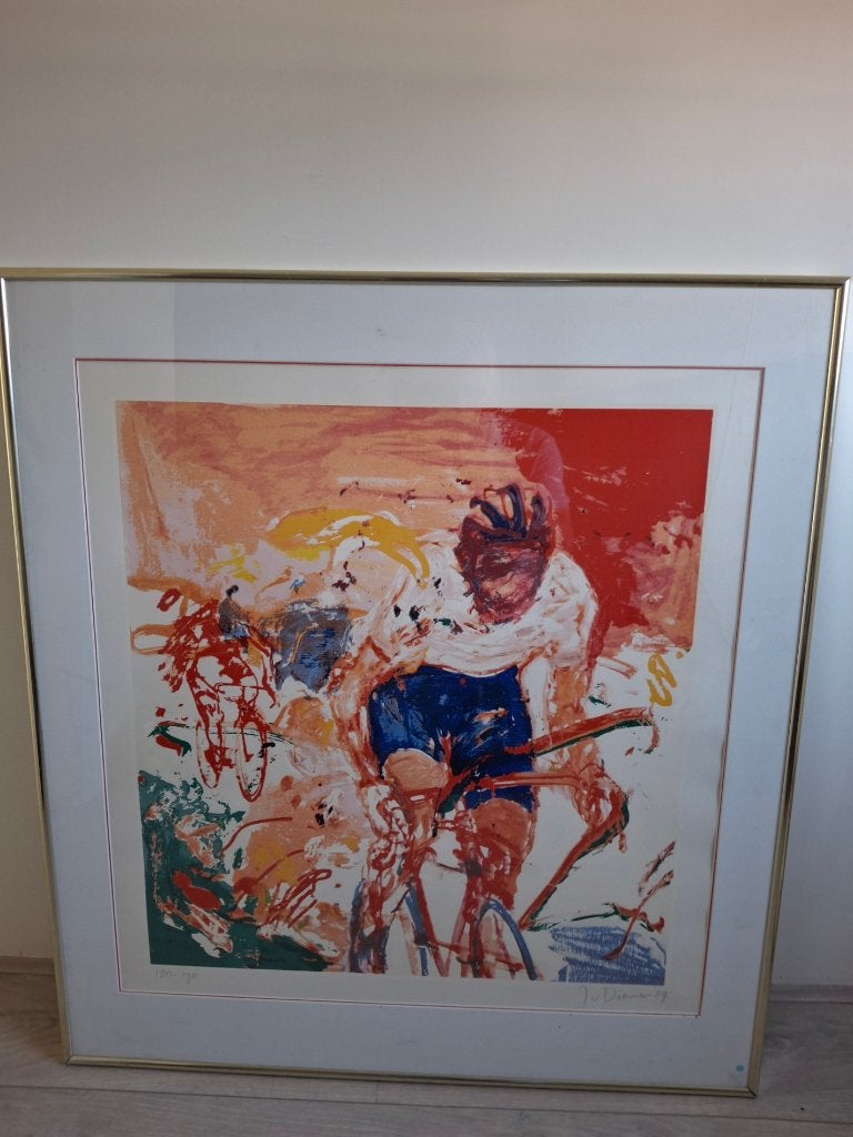 Prachtige schilderij Jan van Diemen, kunstenaar., Ophalen, Overige stijlen, Gesigneerd, Overige onderwerpen