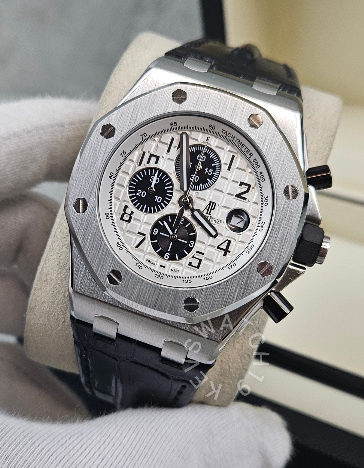 Audemars Piguet Royal Oak Horloge Skeleton Chrono Offshore, Overige merken, Staal, Staal, Polshorloge