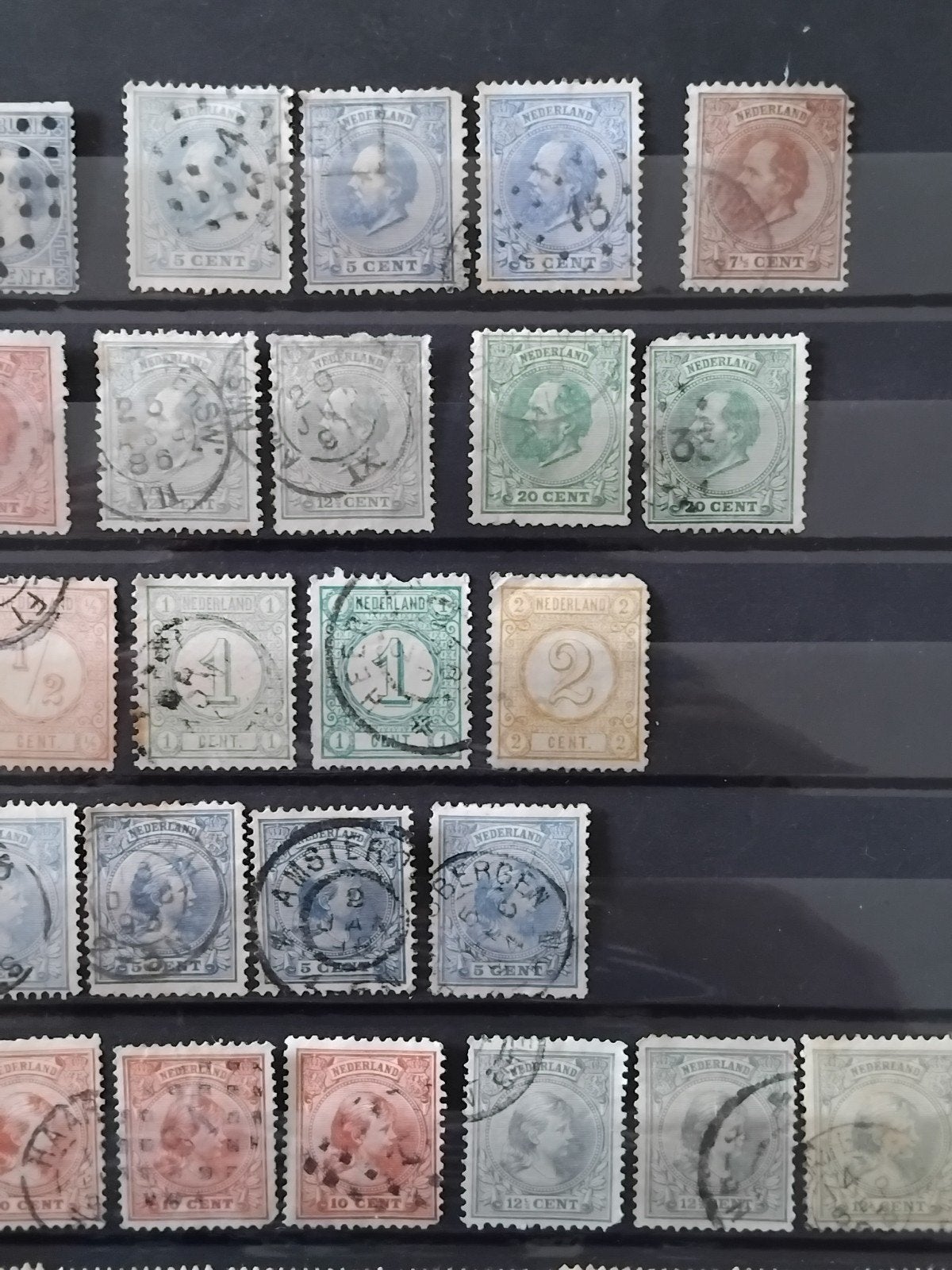 NL kavel 1852-1936 (zie omschrijving), Verzenden, T/m 1940, Gestempeld