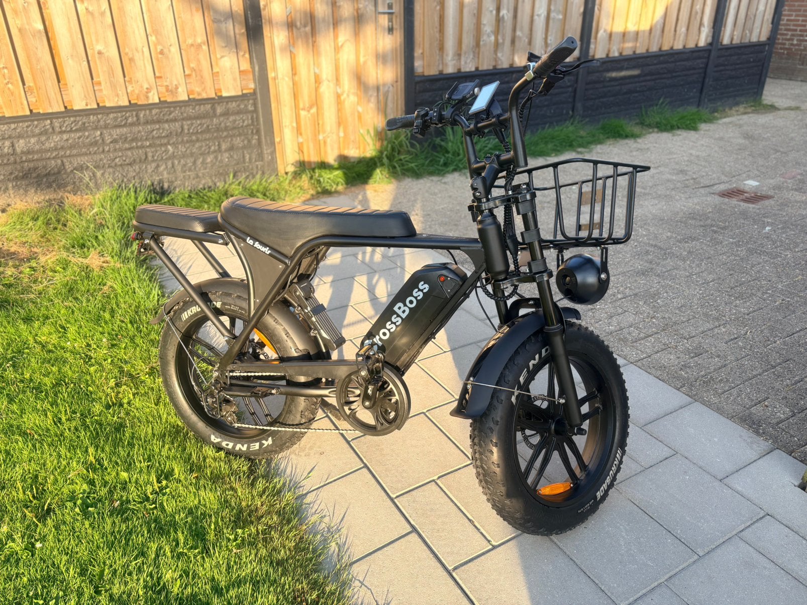 Fatbike Crossboss V8, Fietsen en Brommers, Elektrische fietsen, Ophalen, Gebruikt, 50 km per accu of meer, Overige merken