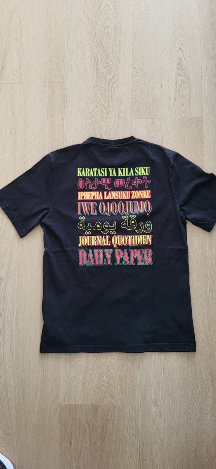 Daily Paper T-shirt Zwart Maat S, Zwart, Ophalen of Verzenden, Zo goed als nieuw, Daily Paper