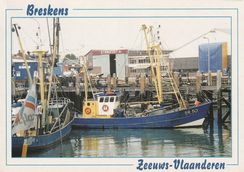 BRESKENS Vissershaven, Verzenden, 1980 tot heden, Ongelopen, Zeeland