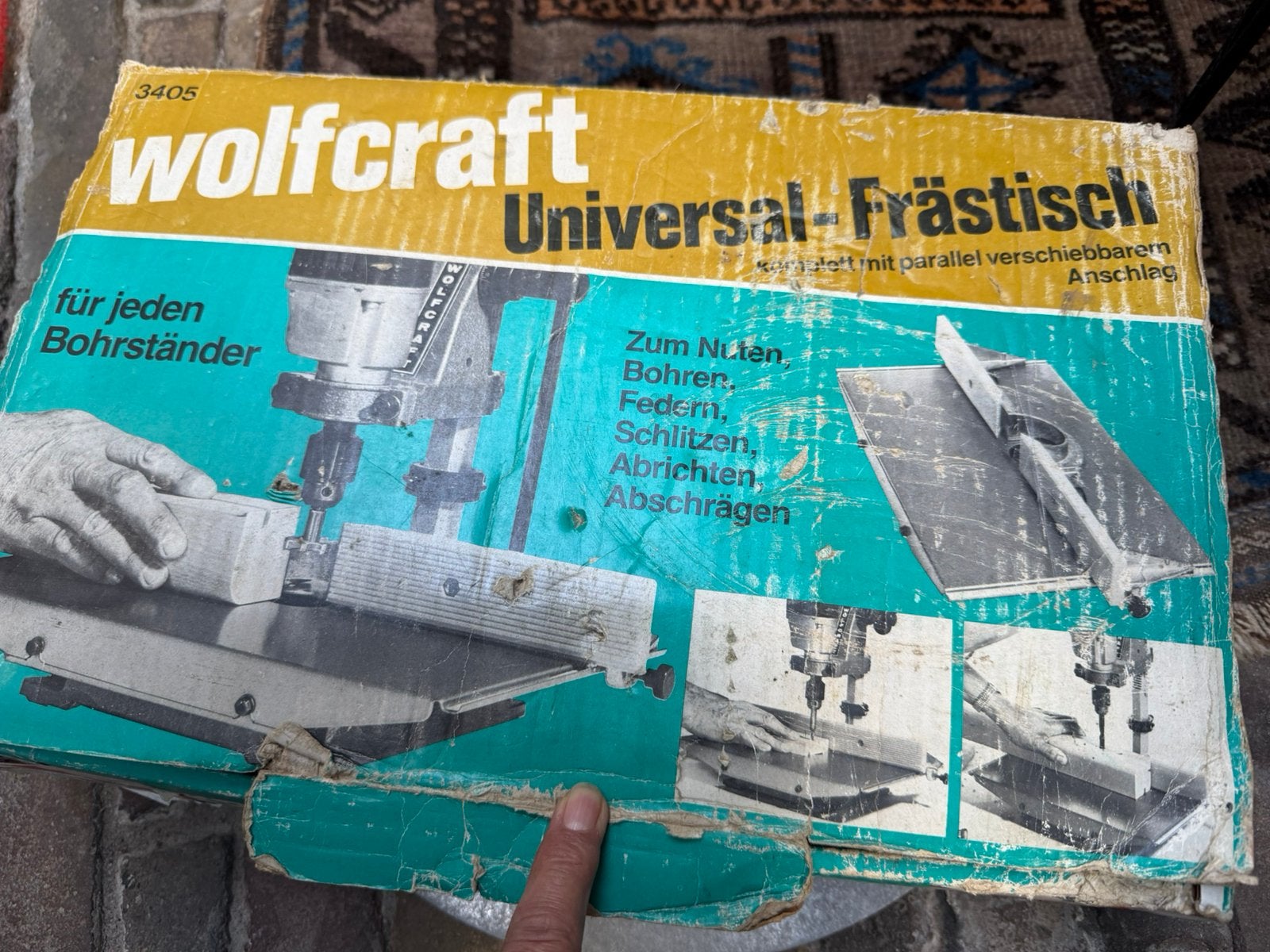 Wolfcraft Universal-Frästisch (artikelnummer 3405), Ophalen of Verzenden, Gebruikt
