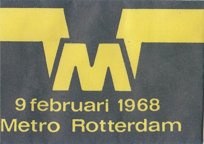 Metro Rotterdam - 1968 opening, Verzamelen, Ophalen of Verzenden