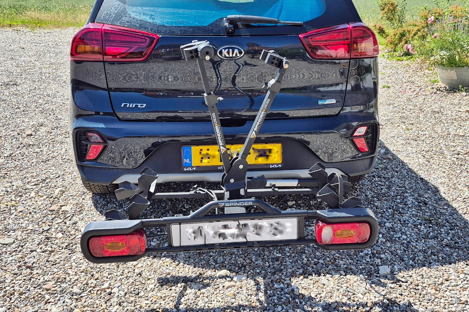 Spinder Cross Trekhaakdrager voor 2 fietsen, Ophalen, Gebruikt, 2 fietsen, Trekhaakdrager