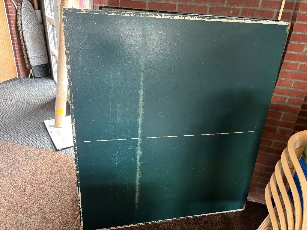 Tafeltennistafel, Sport en Fitness, Ophalen, Gebruikt, Tafel Indoor, Inklapbaar