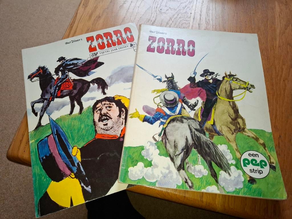 Zorro - Een Pep Strip, Boeken, Gelezen, Walt Disney, Ophalen of Verzenden, Meerdere stripboeken
