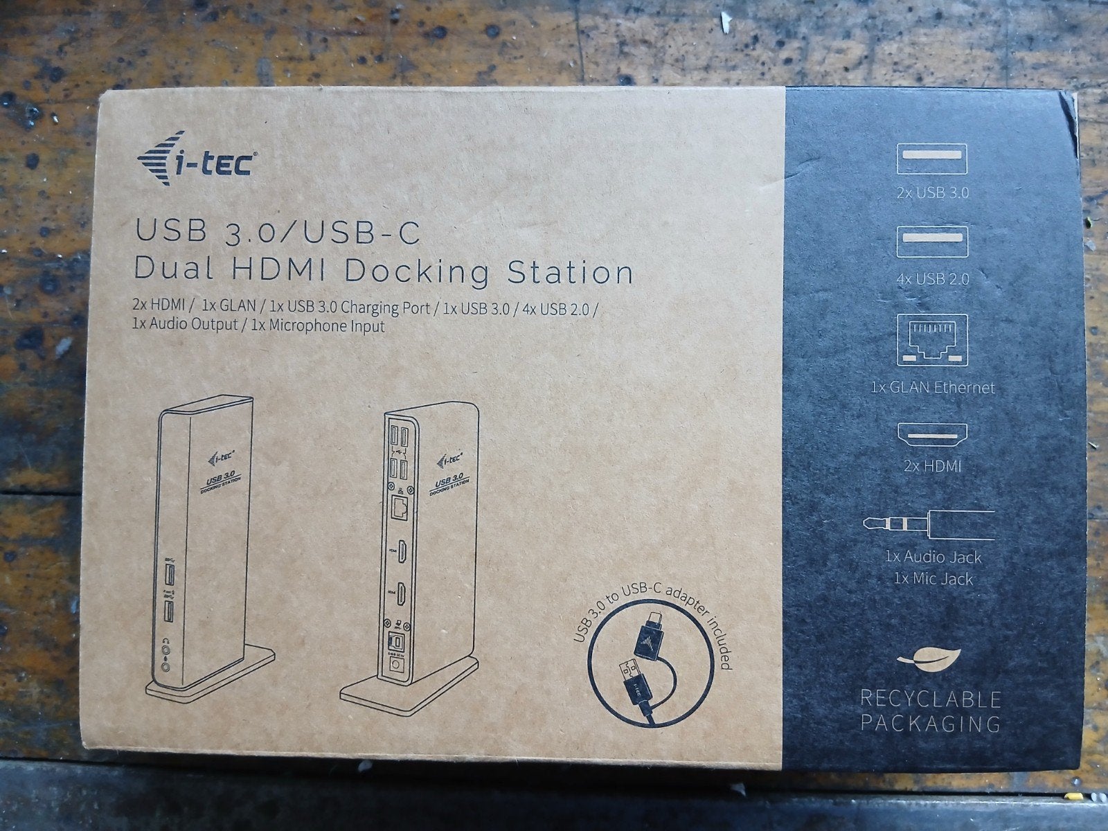 I-tec USB 3.0/USB-C Dual HDMI Docking Station, Onbekend, Nieuw, Ophalen of Verzenden, I-tec