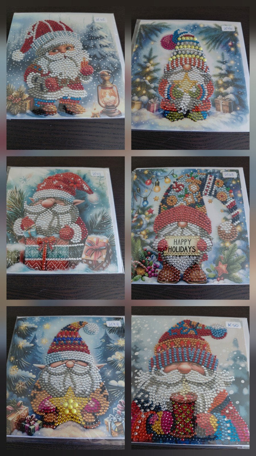 Diamond painting kerstkaart, Ophalen, Nieuw, Kerst