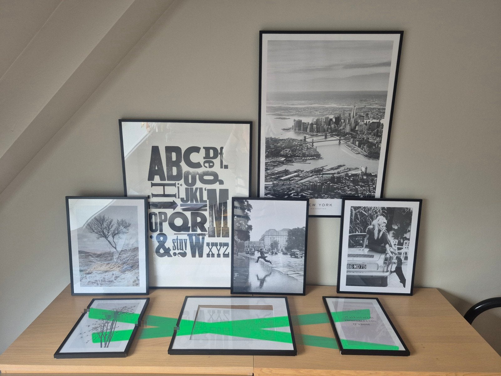 Diverse ingelijste prints en foto's, 50 – 75, Gebruikt, Oorspronkelijke maker, Ophalen of Verzenden