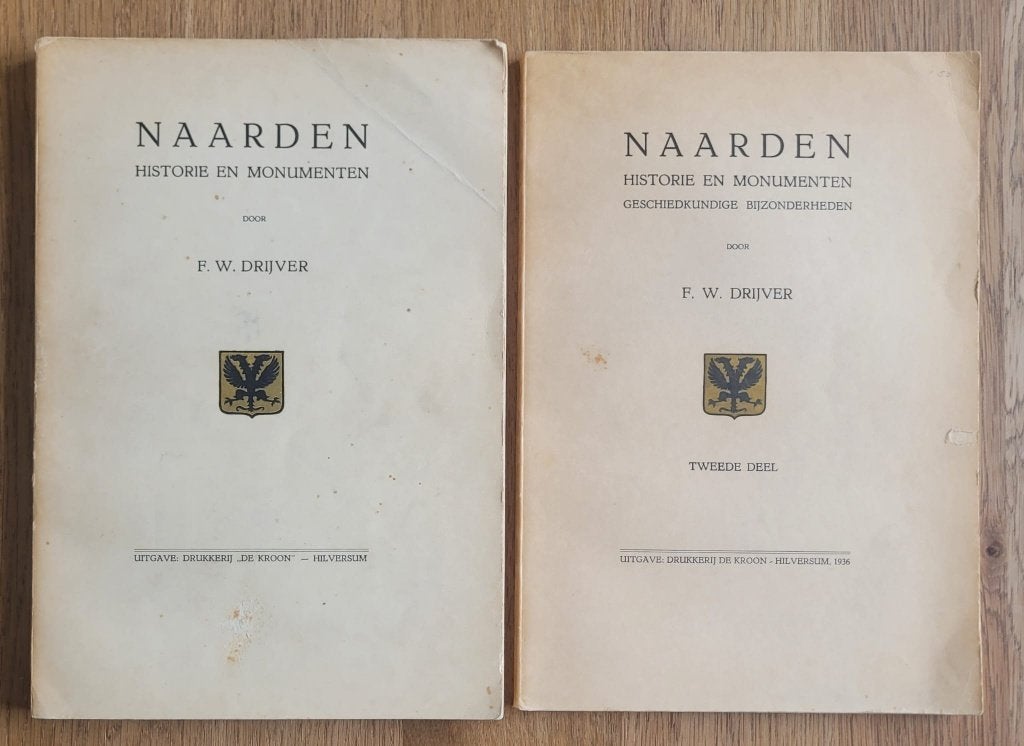 Naarden Historie en Monumenten 2 dl. uit 1932 en 1936, Ophalen of Verzenden, F.W. Drijver