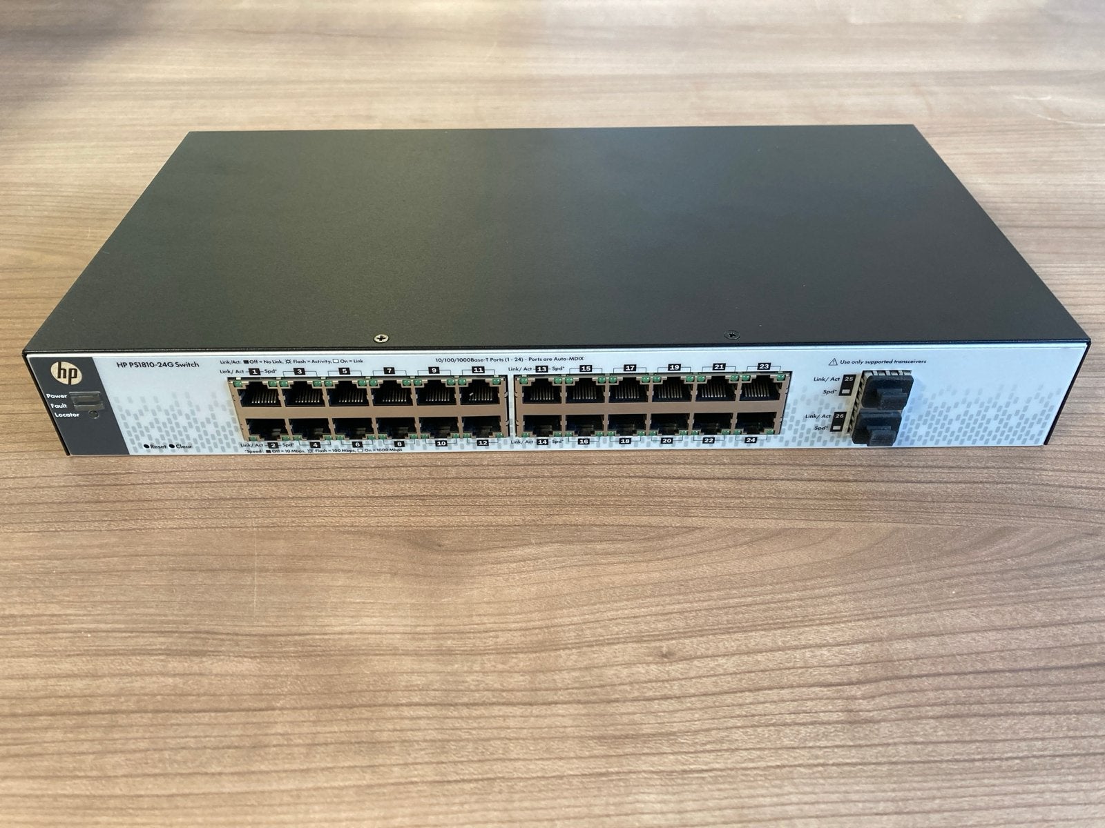 HP PS1810-24G Switch - 24-poorts Gigabit Ethernet Switch, Computers en Software, Ophalen, Zo goed als nieuw