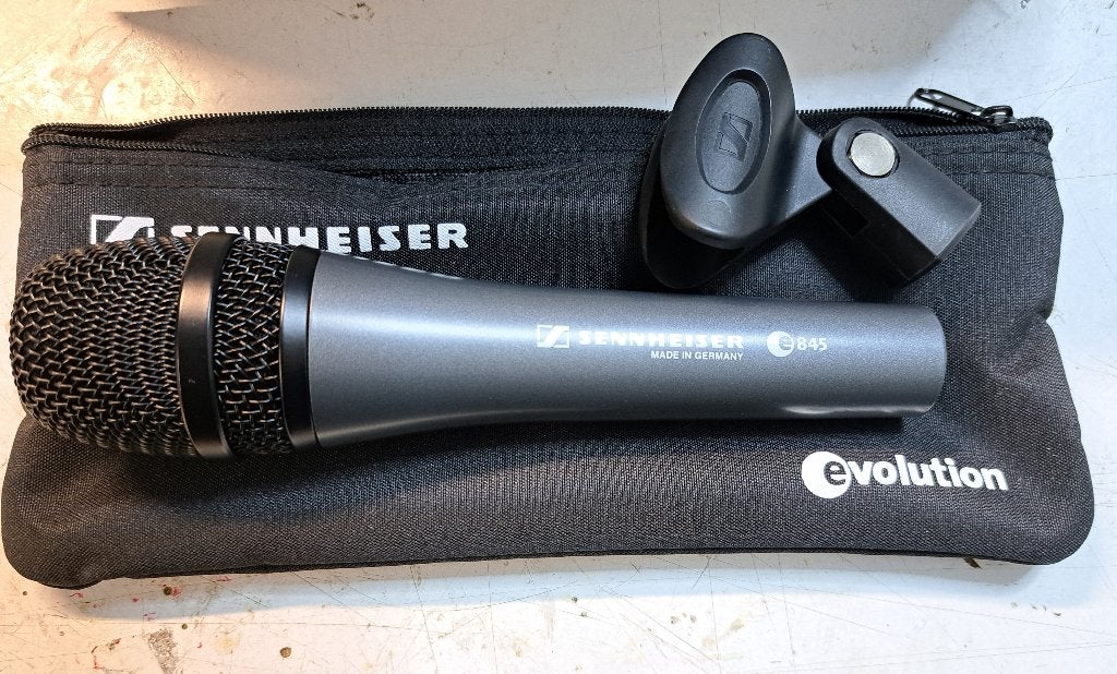 Te koop Sennheiser microfoon, Ophalen of Verzenden, Zo goed als nieuw, Zangmicrofoon