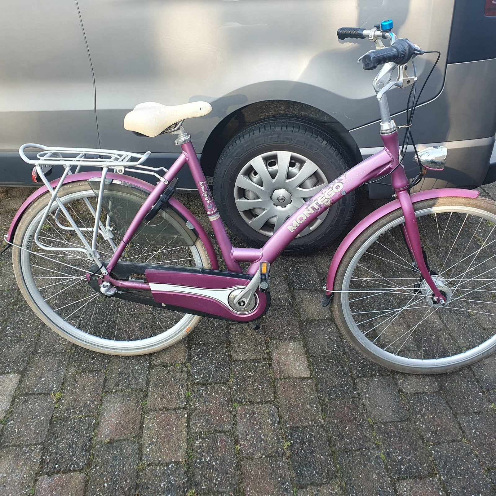 Stevige damesfiets Montego drie versnellingen, Versnellingen, Ophalen, Overige merken, 53 tot 56 cm