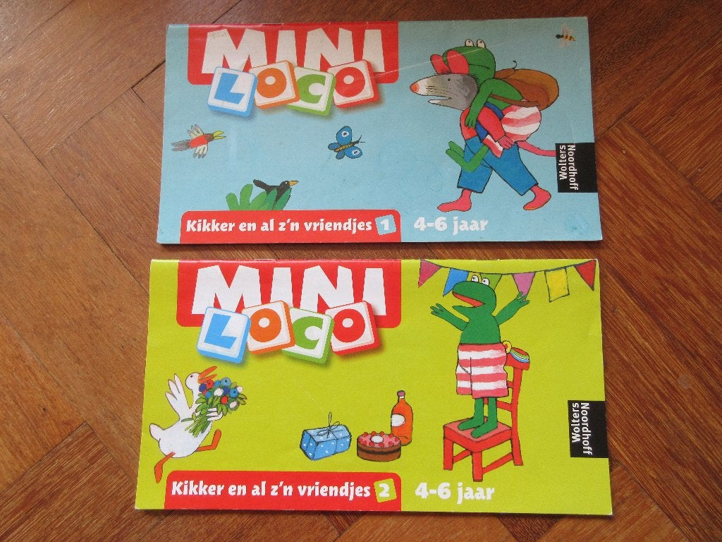 2 x boekje Loco Mini Kikker, Ophalen of Verzenden, Gebruikt, Puzzelen