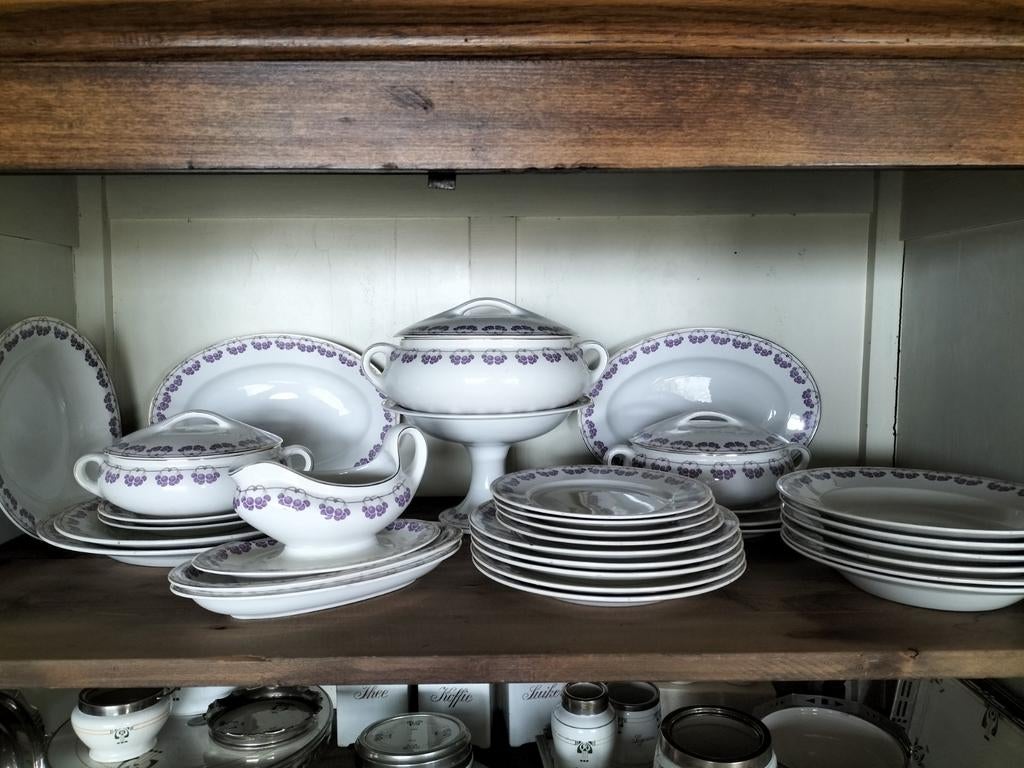 Servies Societe Ceramique Maestricht, Antiek en Kunst, Antiek | Servies compleet, Ophalen of Verzenden