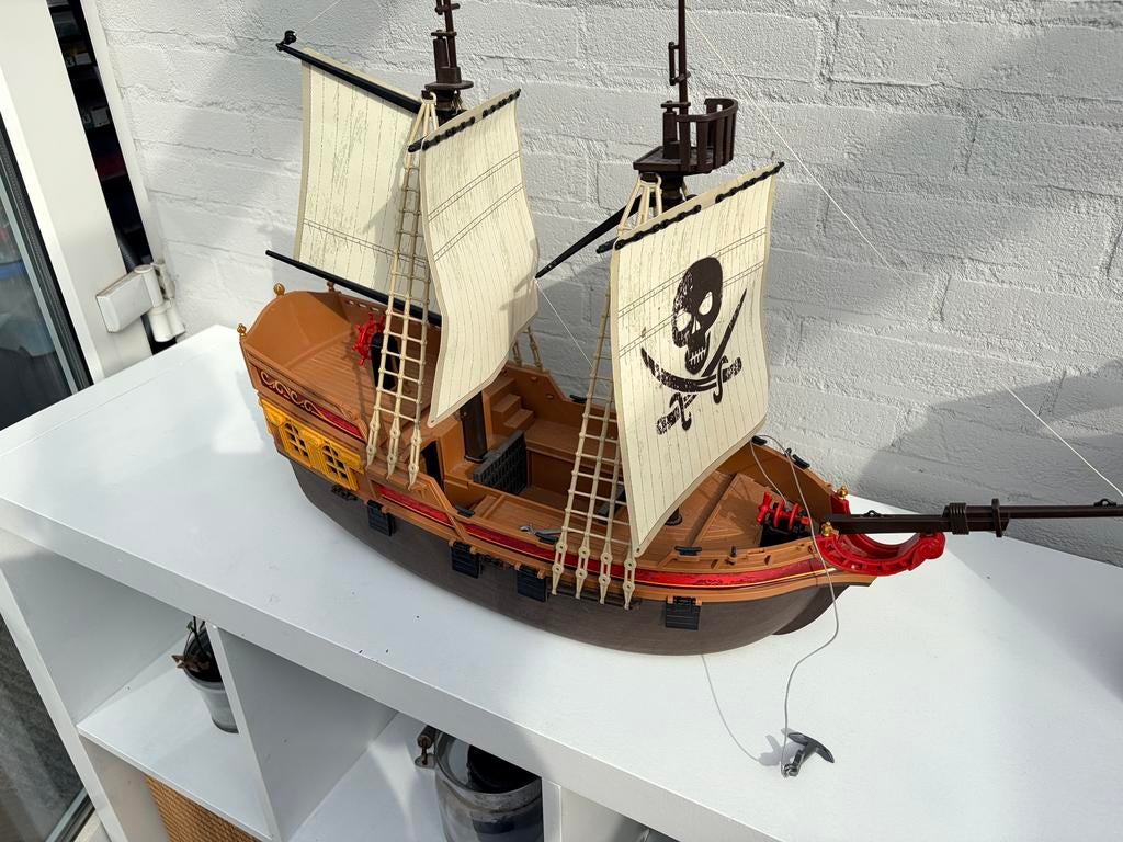 Playmobil piratenboot, Hobby en Vrije tijd, Modelbouw | Boten en Schepen, Ophalen of Verzenden, Gebruikt