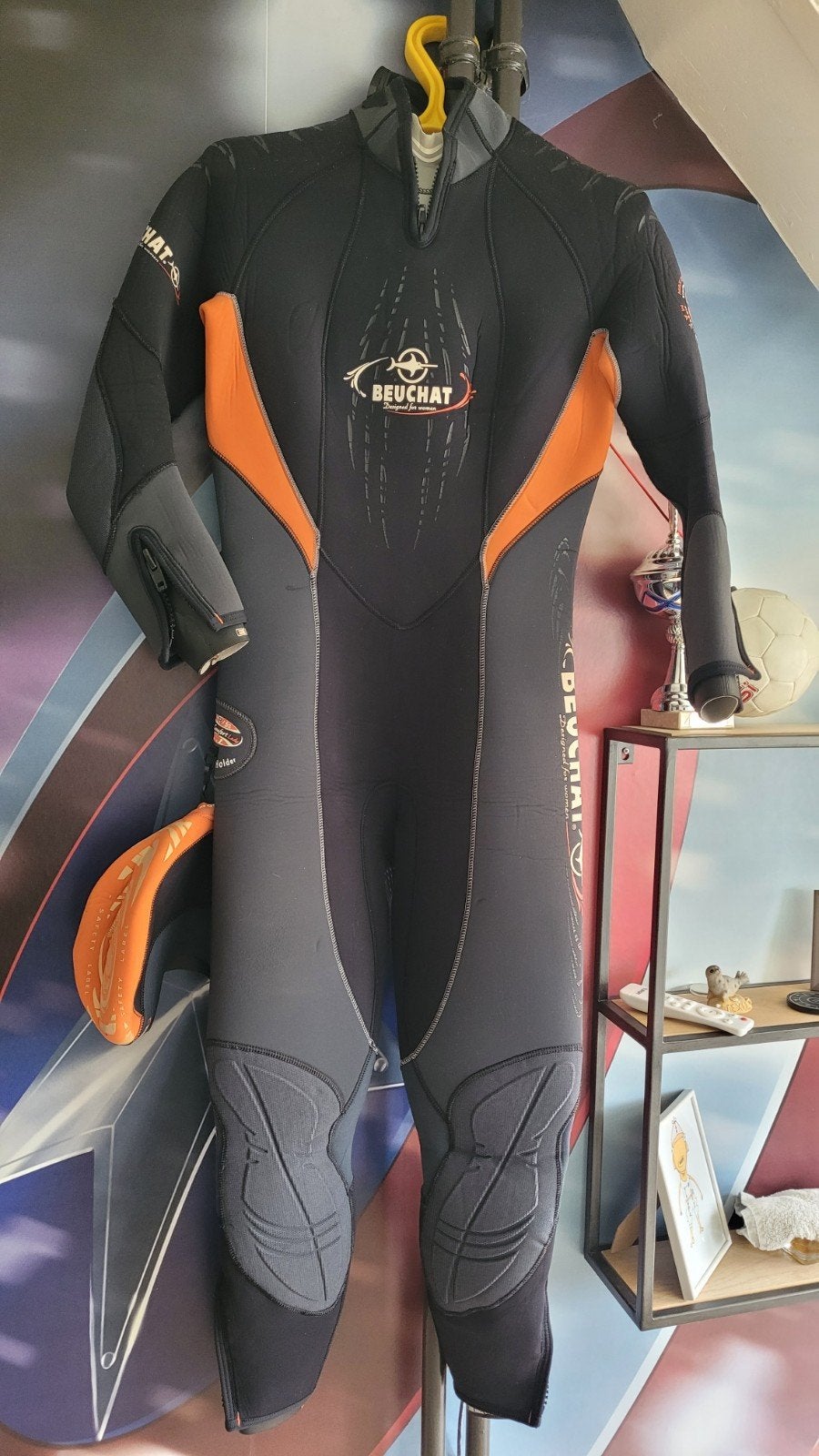 Beuchat wetsuit dames - 5mm - maat L - zgan, Ophalen of Verzenden, Zo goed als nieuw, Duikpak