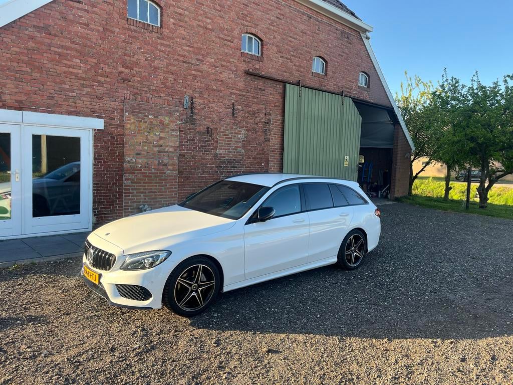 Mercedes-Benz C-Klasse C180 156pk 9G-TRONIC 2017 Wit, Auto's, Mercedes-Benz, Particulier, C-Klasse, 360° camera, ABS, Achteruitrijcamera