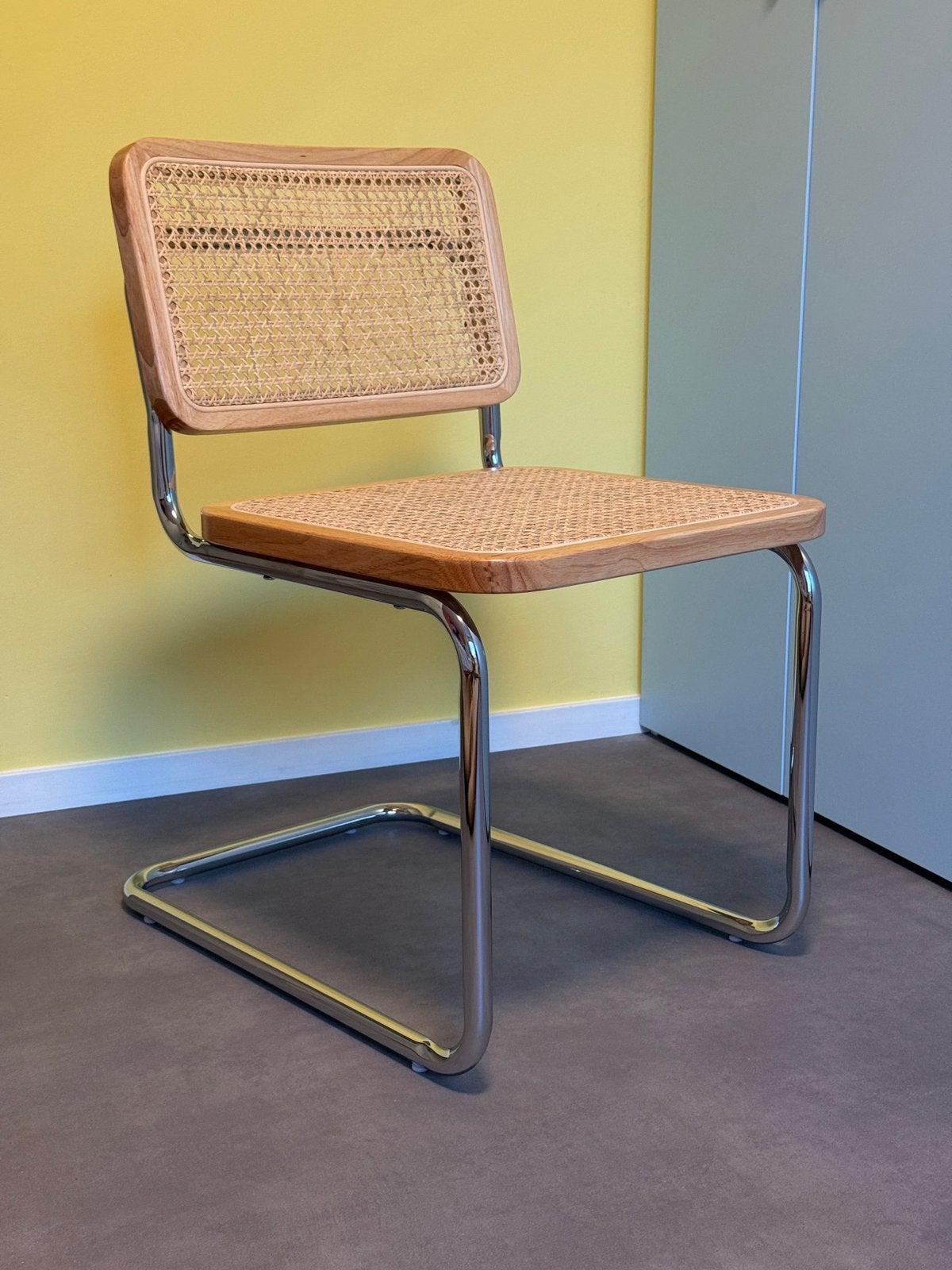4x - buisframe webbing Thonet-stijl stoelen - helemaal nieuw, Ophalen, Bruin, Thonet, Zo goed als nieuw