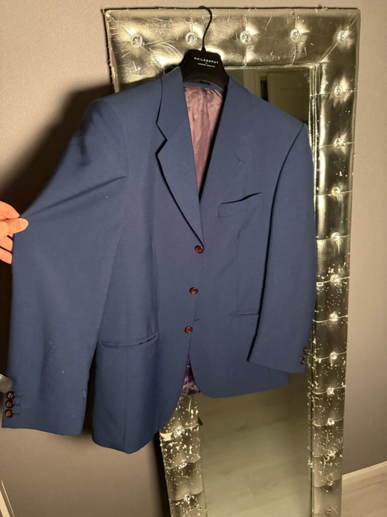 Oversized blazer, Ophalen of Verzenden, Zo goed als nieuw, Blauw
