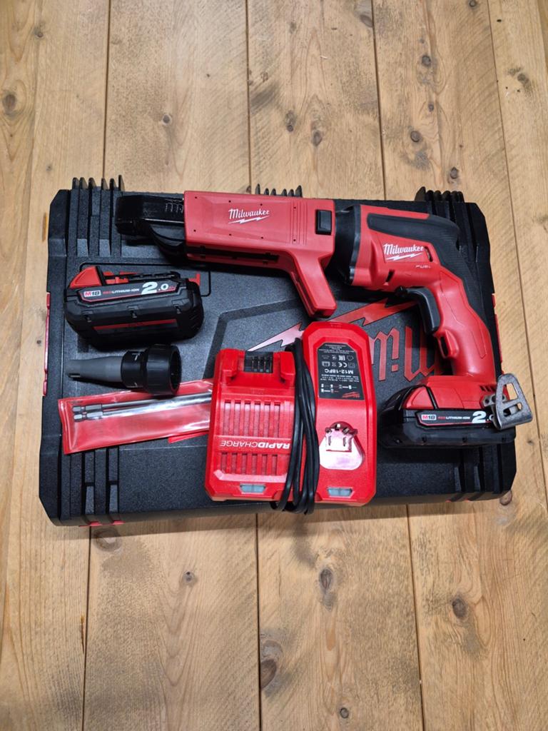 Milwaukee gipsplaatschroefmachine FSGC-202X, Ophalen of Verzenden, Zo goed als nieuw