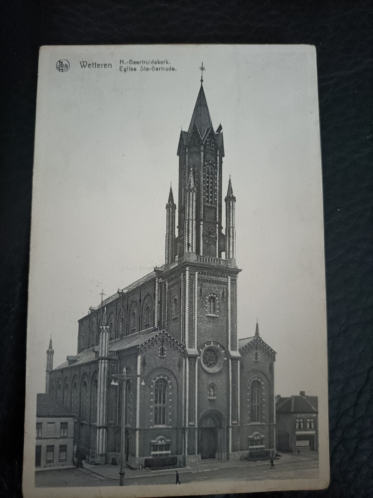 Wetteren. Sint Gertrudis-kerk, Verzenden, 1940 tot 1960, Gelopen, Oost-Vlaanderen