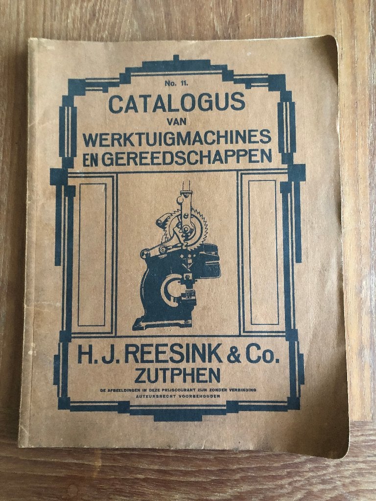 Rond 1930  H.J. Reesink Zutphen. Twee grote catalogi van, Boeken, Verzenden, Gelezen