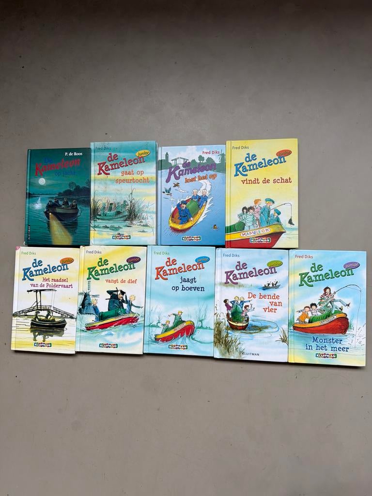 9 boeken van De Kameleon - Fred Diks - Jeugdboeken set, Ophalen of Verzenden, Gelezen, Fictie algemeen