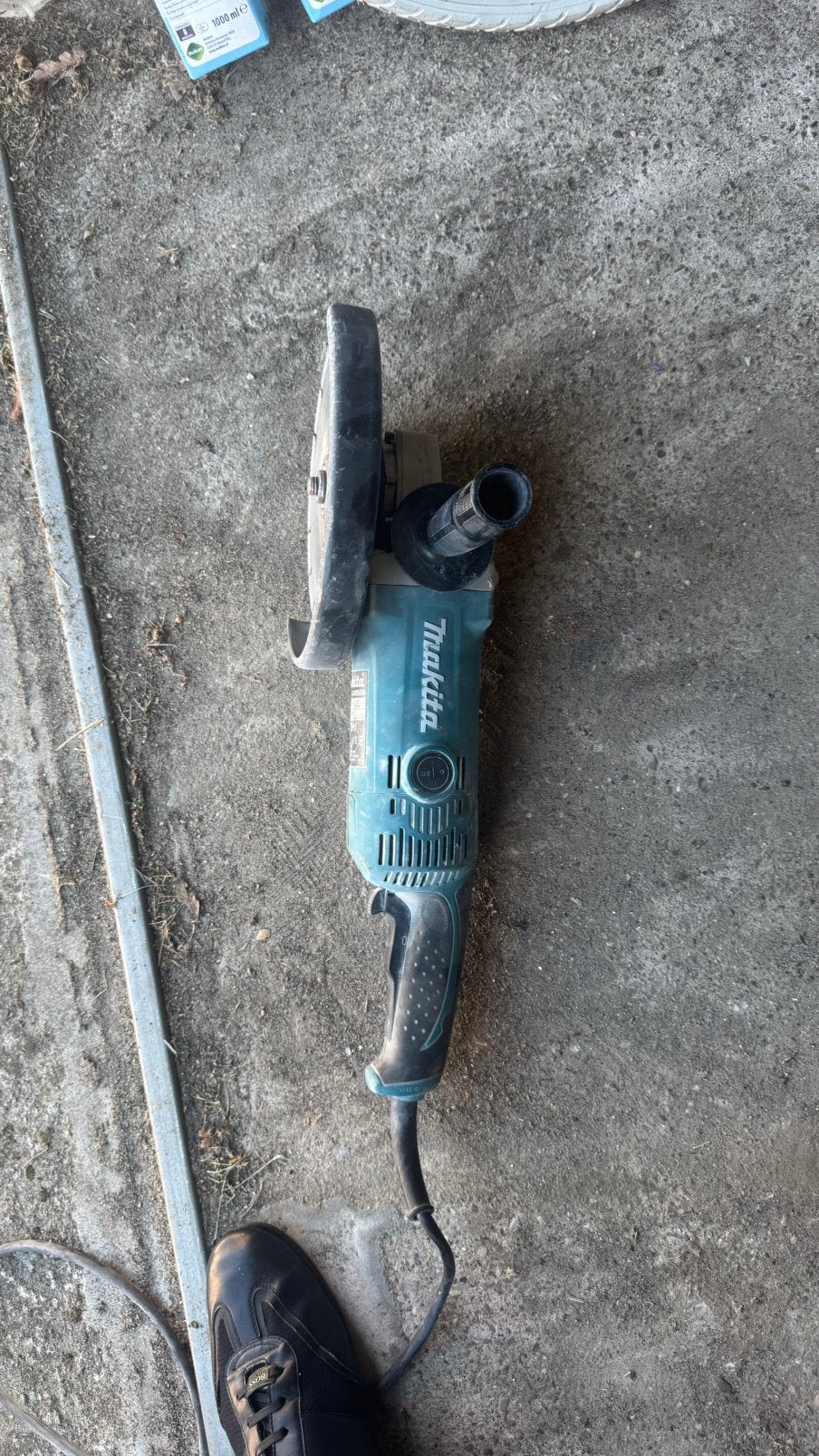 Makita haakse slijker 230mm, Ophalen, Zo goed als nieuw, 1000 watt of meer, Haakse handslijpmachine