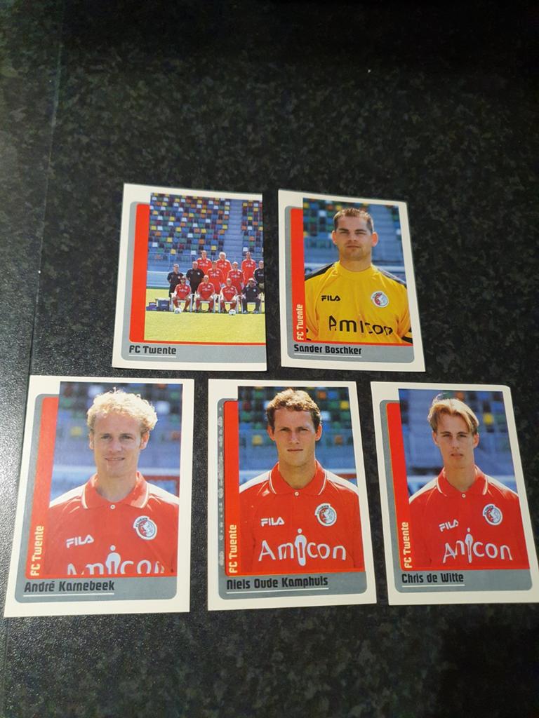 Panini Voetbal 99 - FC Twente, Ophalen of Verzenden, Zo goed als nieuw, Meerdere plaatjes