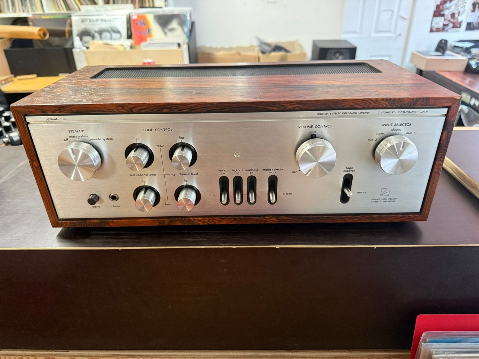 Luxman L-30 Integrated Amplifier - Volledig gereviseerd!, Overige merken, Ophalen of Verzenden, Zo goed als nieuw, 60 tot 120 watt