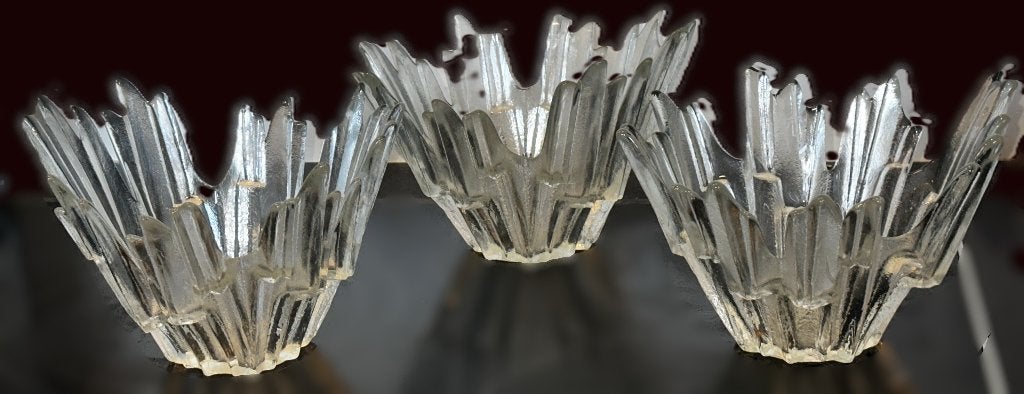 3x Vintage Humppila Revontulet glazen schaal Tauno Wirkkala, Antiek en Kunst, Ophalen