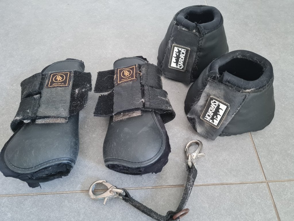 peesbeschermers springschoenen L, Dieren en Toebehoren, Gebruikt, Ophalen of Verzenden, Peesbeschermers, Full