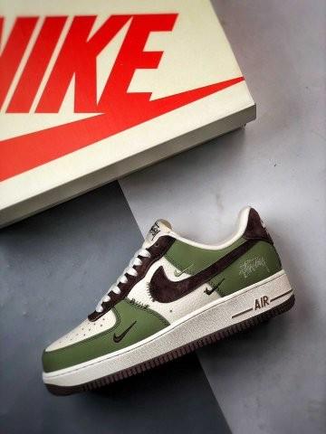 Nike Air Force 1 Low Stussy Fossil, Nike, Nieuw, Ophalen of Verzenden, Sneakers of Gympen