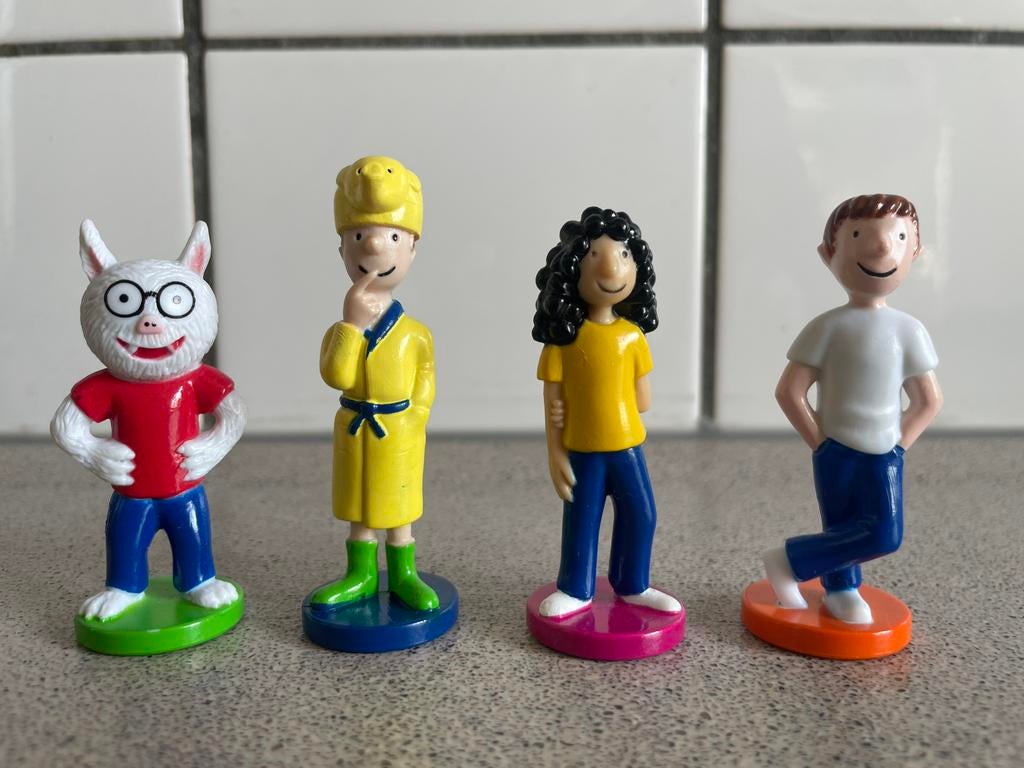 4 poppetjes Dolfje Weerwolfje NouraTimmie Vader Paul v. Loon, Verzamelen, Ophalen of Verzenden, Zo goed als nieuw