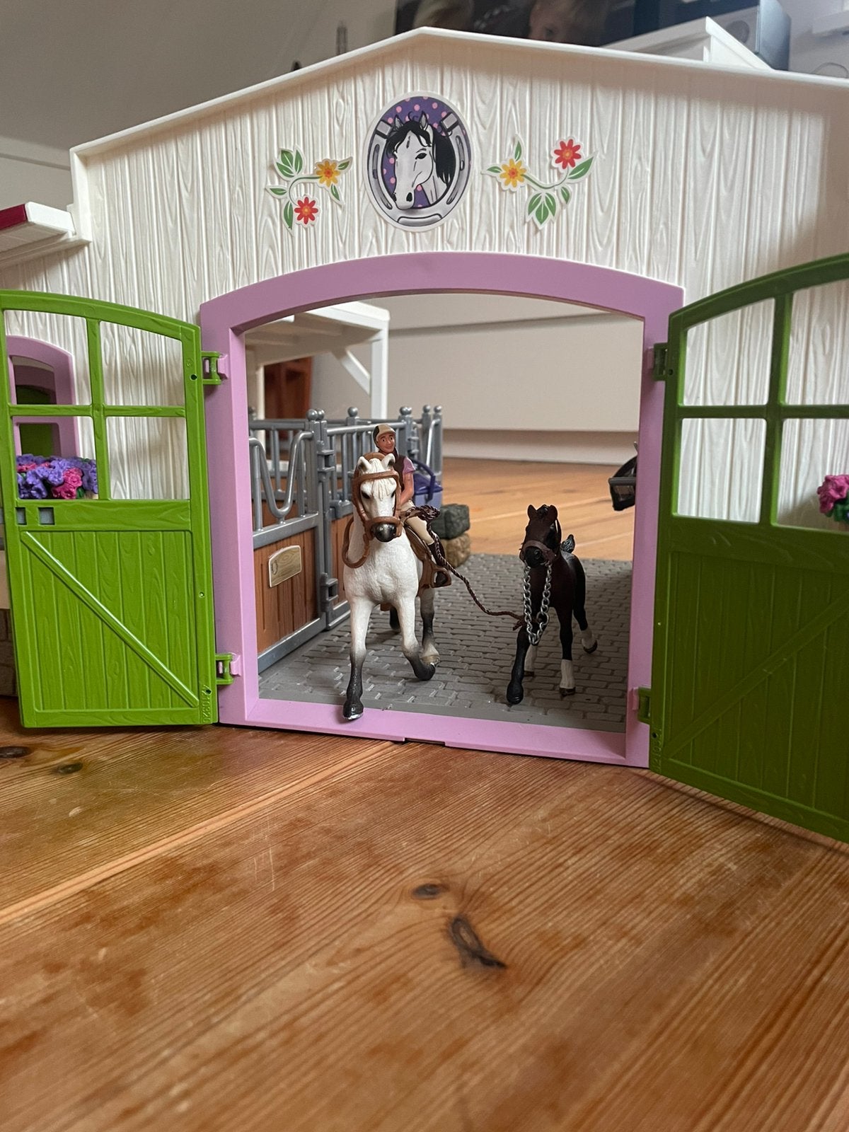Schleich manege, Kinderen en Baby's, Speelgoed | Overig, Zo goed als nieuw, Jongen of Meisje, Ophalen