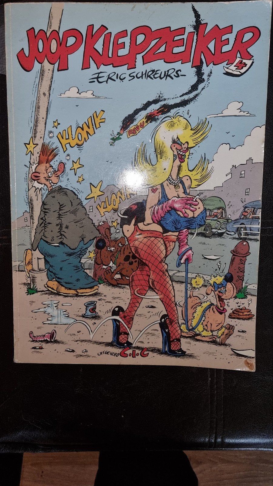 Joop Klepzeiker no.4  Eric Schreurs - Stripboek, Eén stripboek, Ophalen of Verzenden, Gelezen, Eric Schreurs