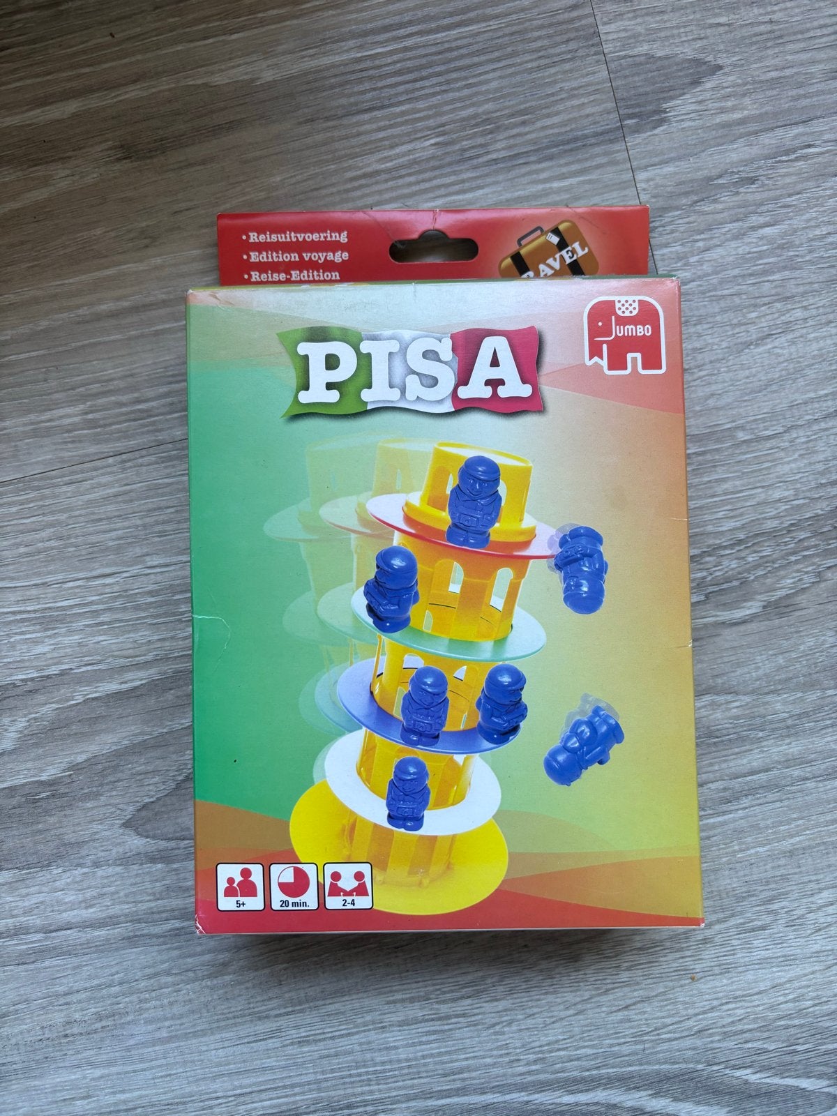 Toren van Pisa Reisspel, Drie of vier spelers, Ophalen of Verzenden, Zo goed als nieuw