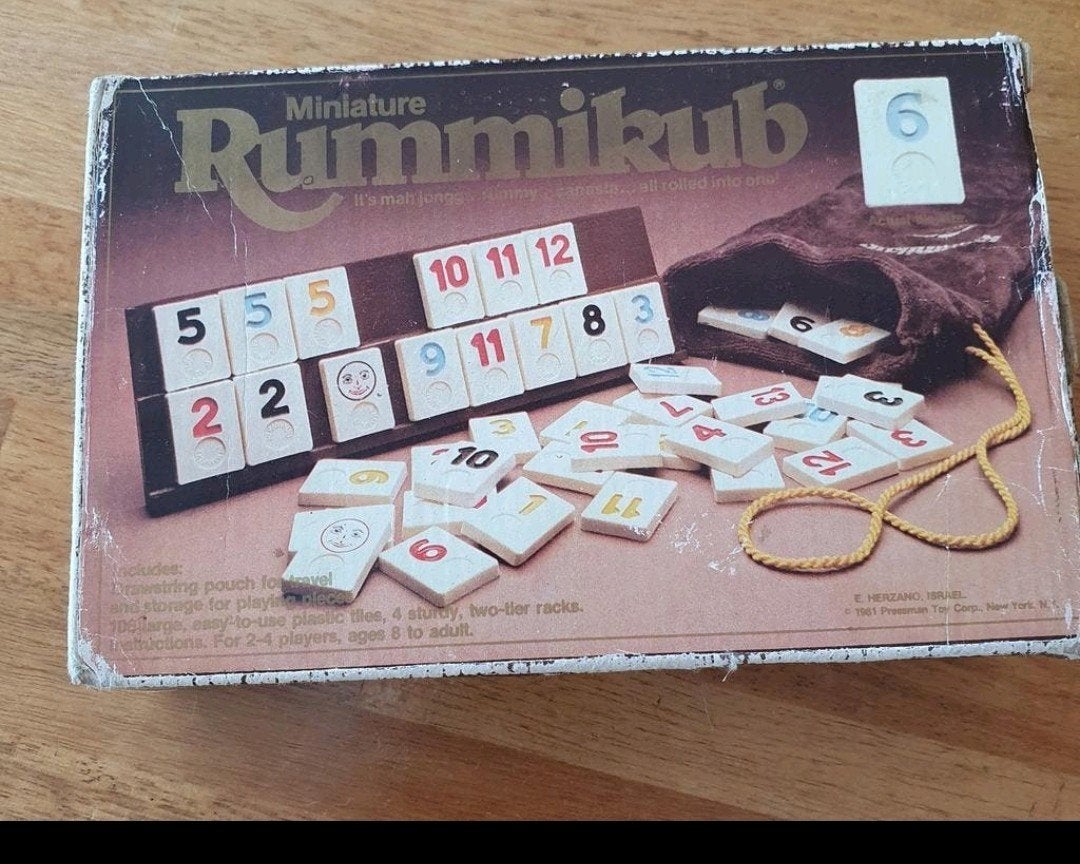 Vintage miniatuur rummicub losse onderdelen te koop, Hobby en Vrije tijd, Gezelschapsspellen | Bordspellen, Ophalen of Verzenden